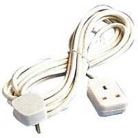 Extension Leads 1 Gang 5m 13amp Trailing Socket White