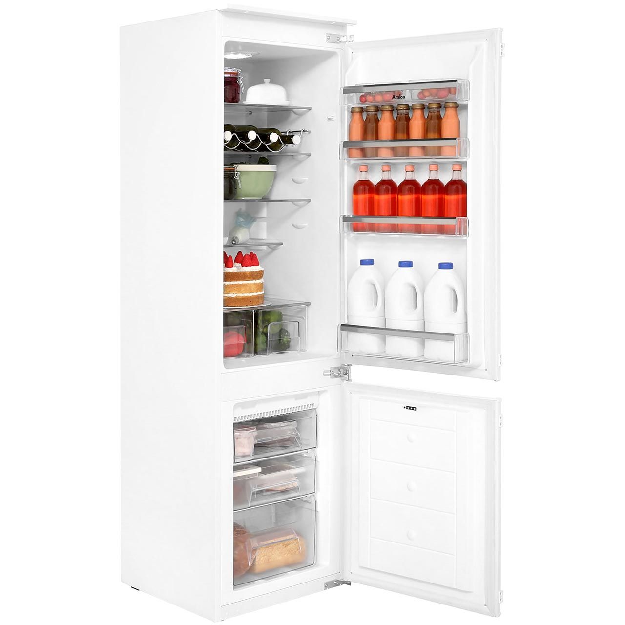 70/30 Split Built-In Fridge Freezer