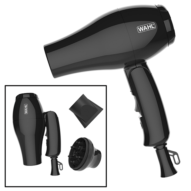 Hairdryer/ Styler 1000w Travel Hairdryer & Diffuser