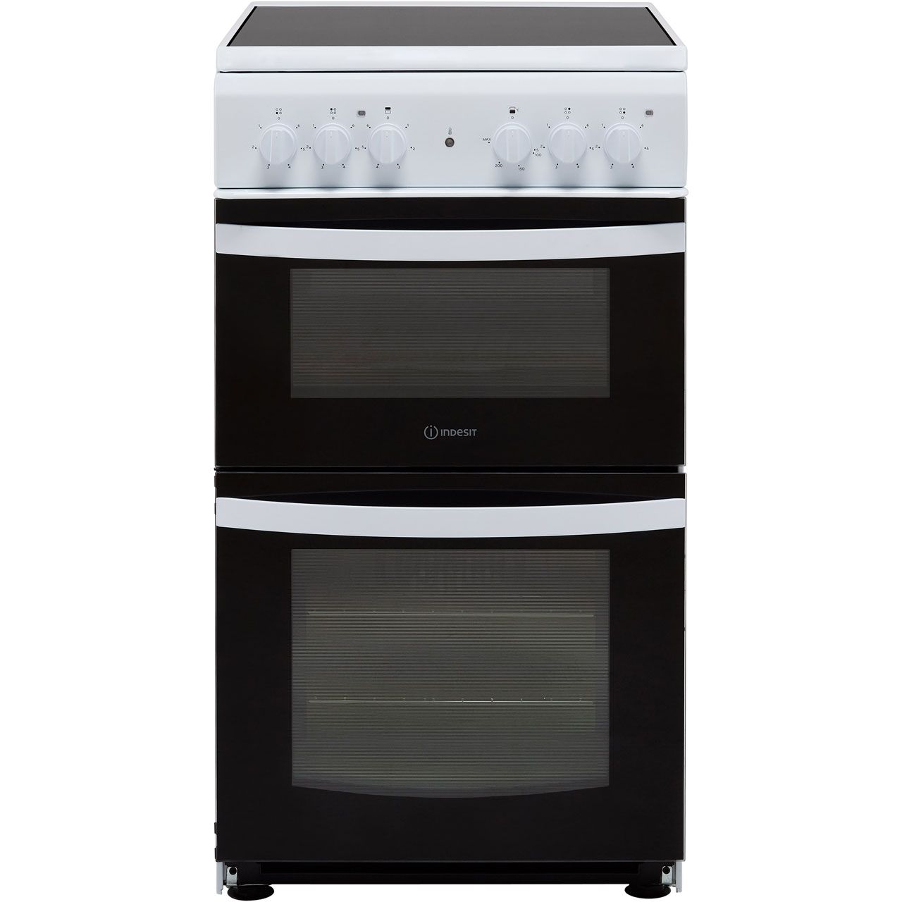 50cm Electric 50 Wide Double Oven With Ceramic Top