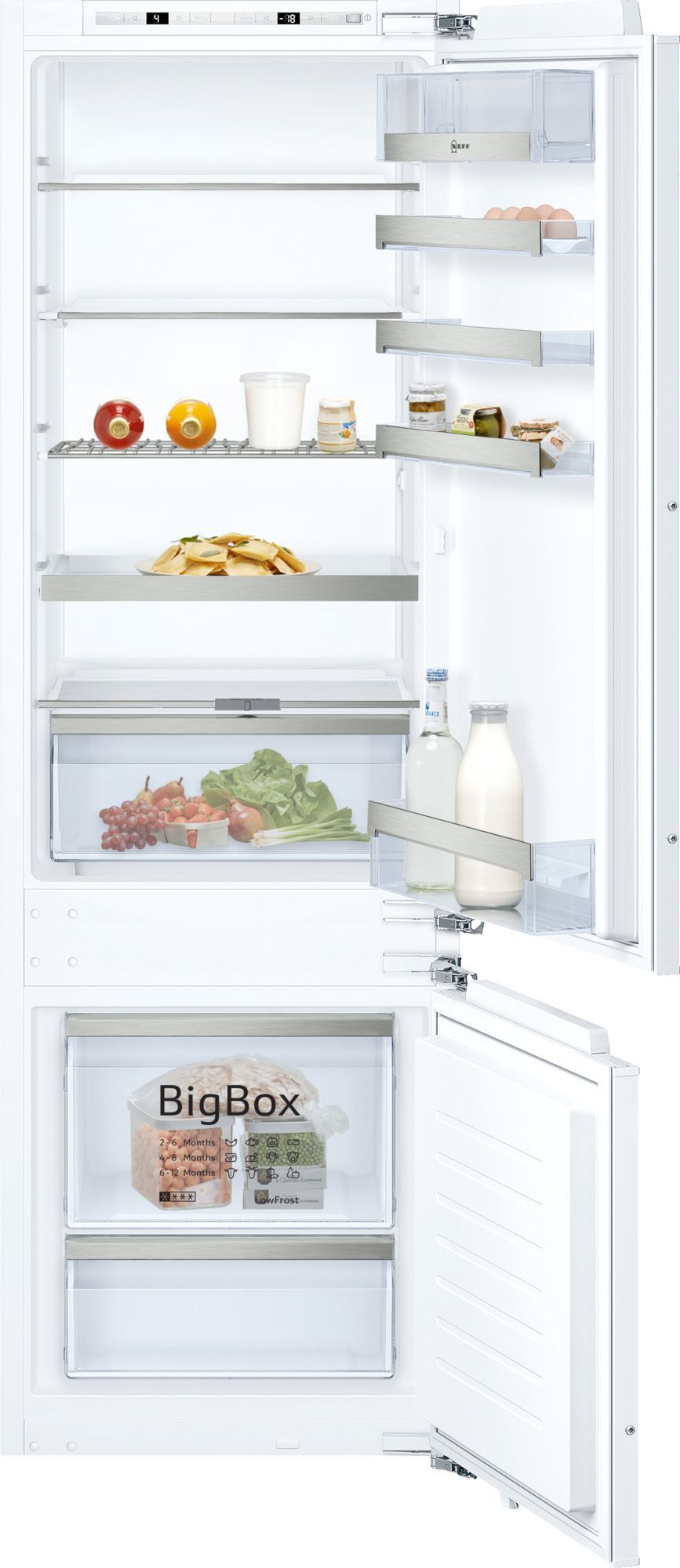 70/30 Split Built-In Fridge Freezer