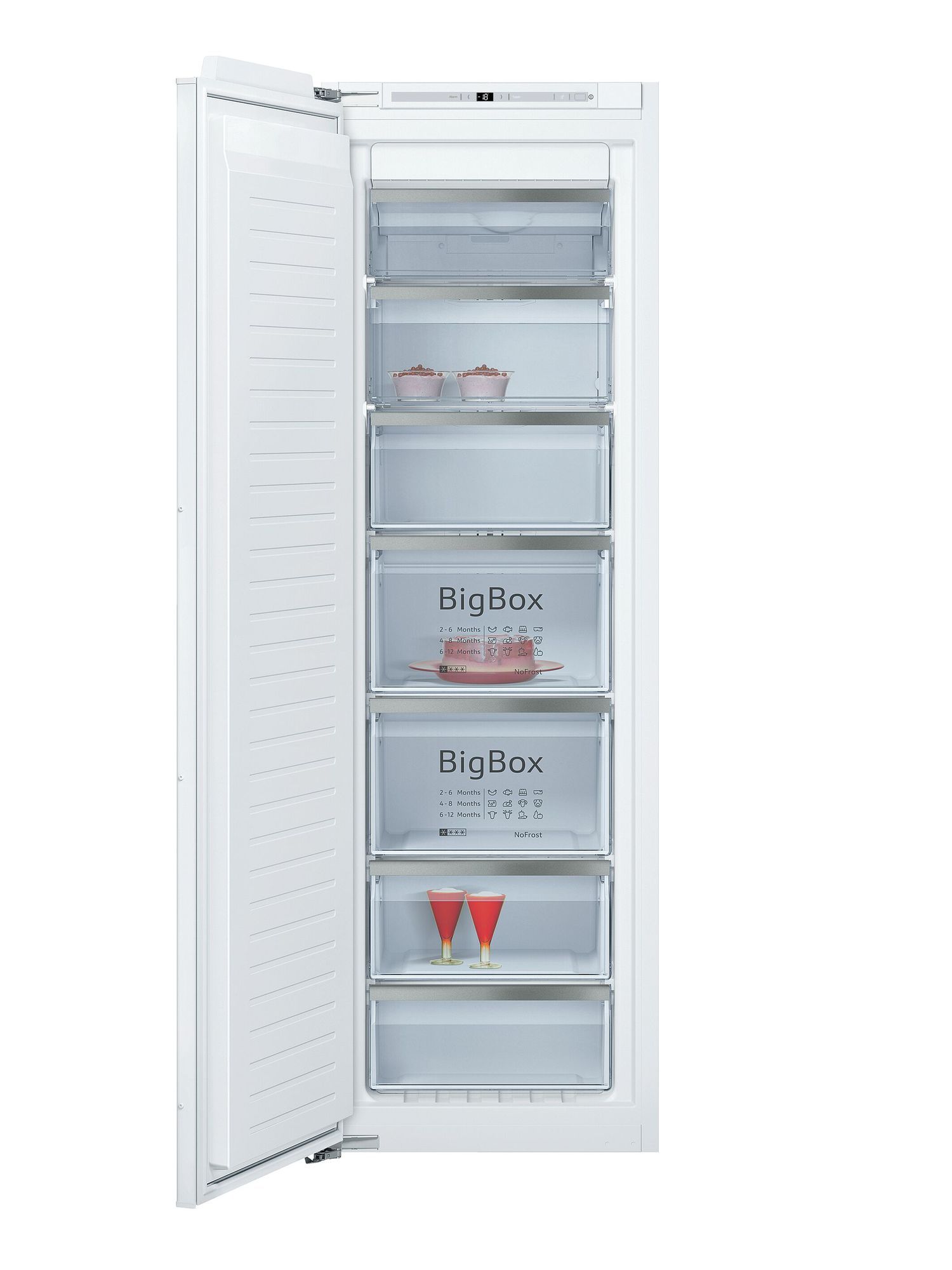 In Column Built-In Freezer