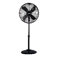 Cooling Fan 16 Inch Pedestal Fan Black