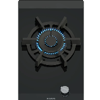 Gas Domino Built-In Hob