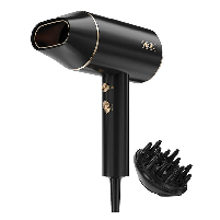 Other 2100w Ionic Flow Dryer With Difusser Black