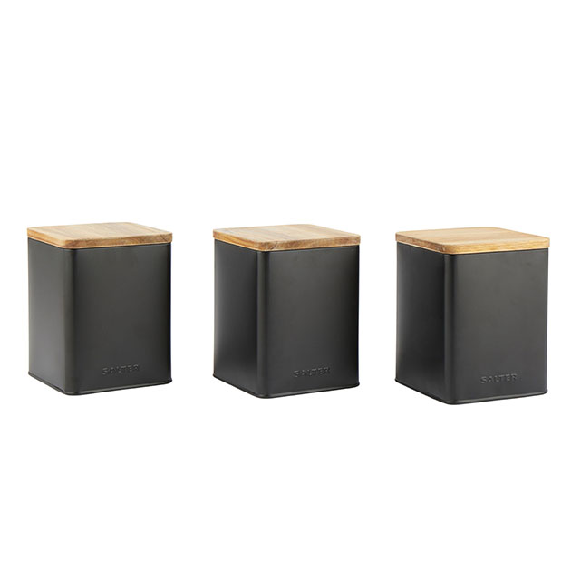 Houseware Toronto 3 Piece Set Black