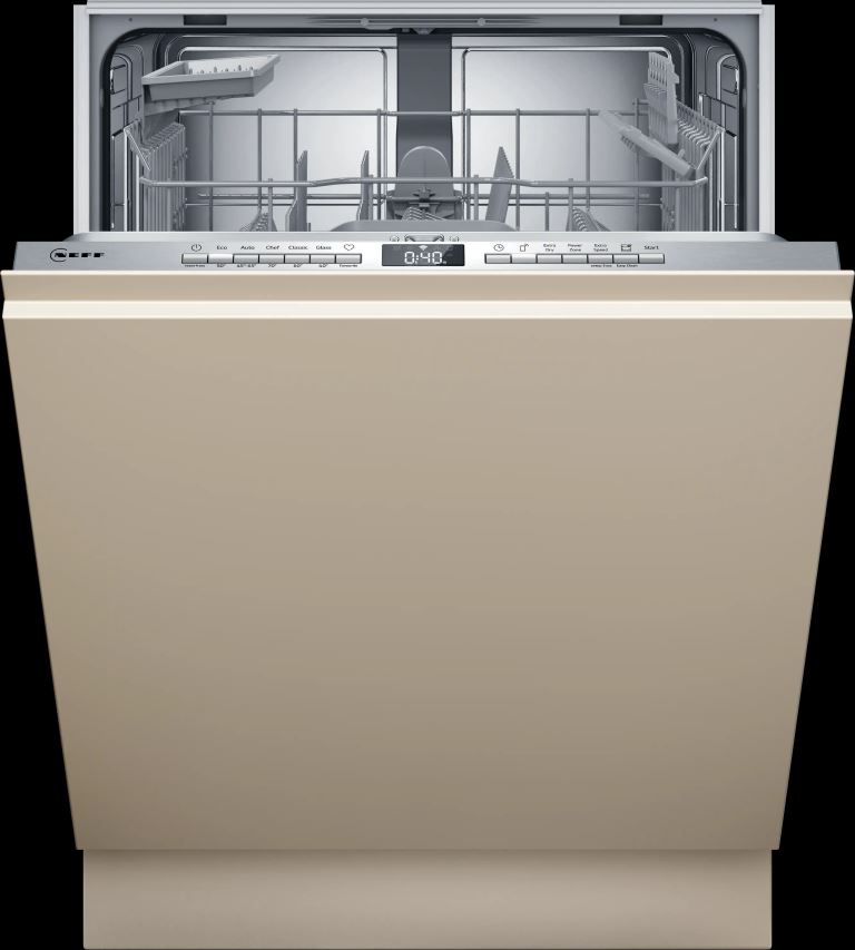 Fully Integrated Sliding Door Built-In Dish Washer